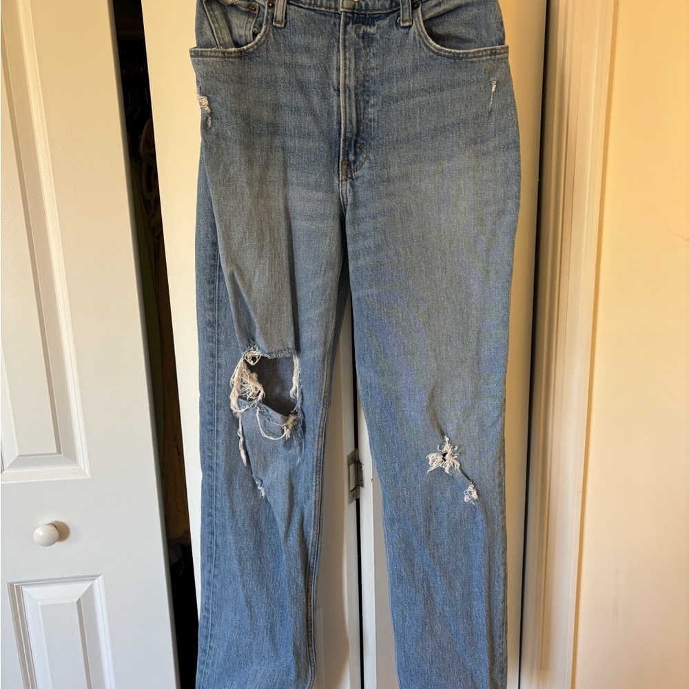 Abercrombie & Fitch L Straight Leg Jeans 90s Straight Ultra High Rise